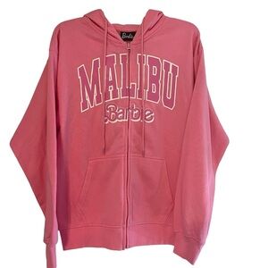 Malibu Barbie Pink Hoodie, Women’s Medium